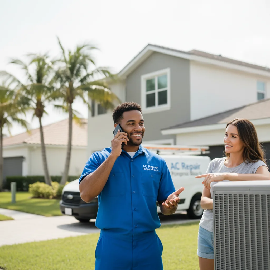 AC Repair Pompano Beach customer support in Brockton